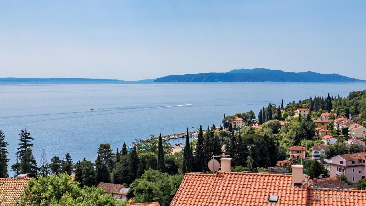 Rona Spacious Apartment With A Panoramic View Ičići المظهر الخارجي الصورة
