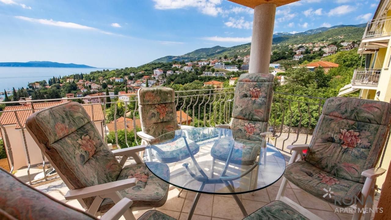 Rona Spacious Apartment With A Panoramic View Ičići المظهر الخارجي الصورة